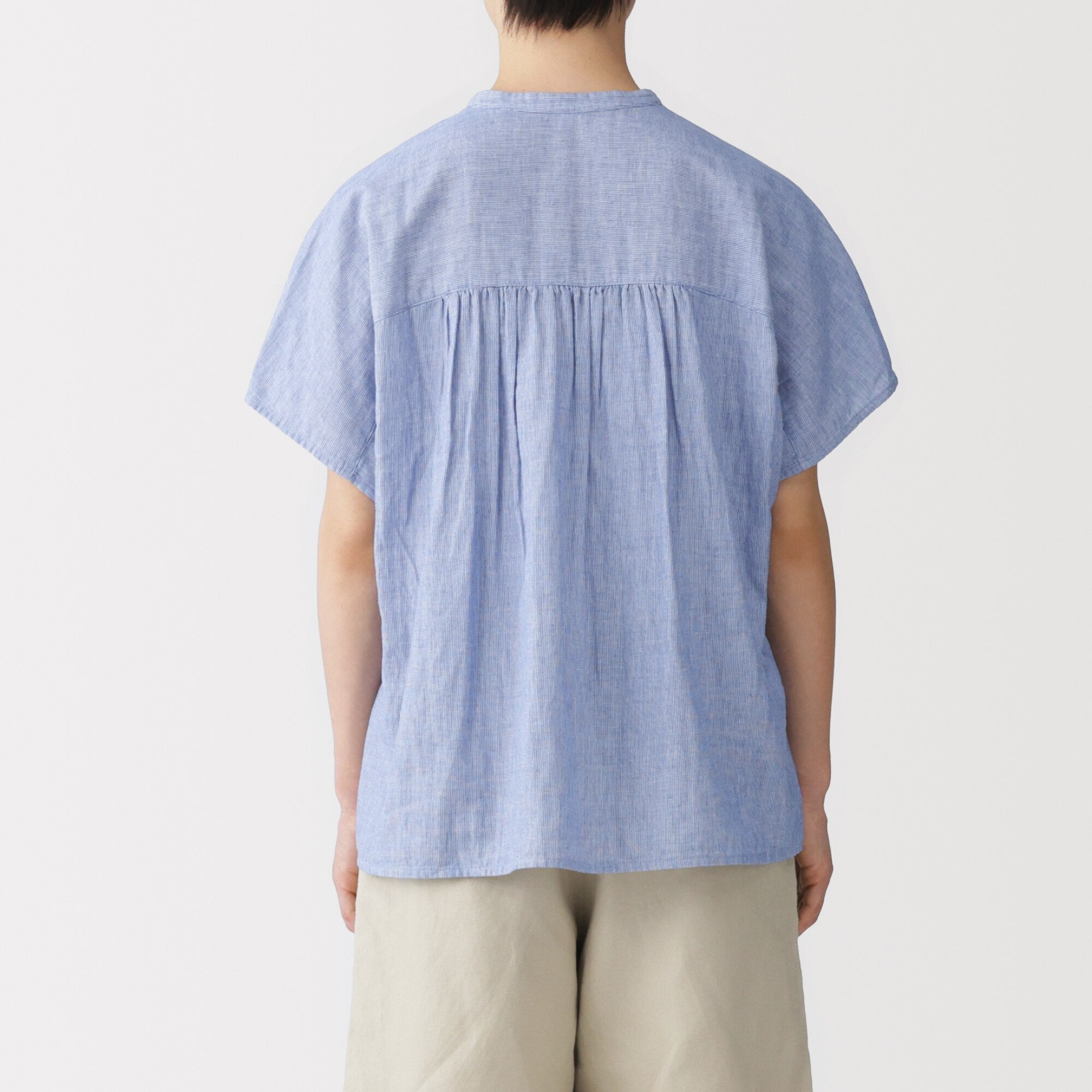 Kapok Blend Double Gauze Blouse