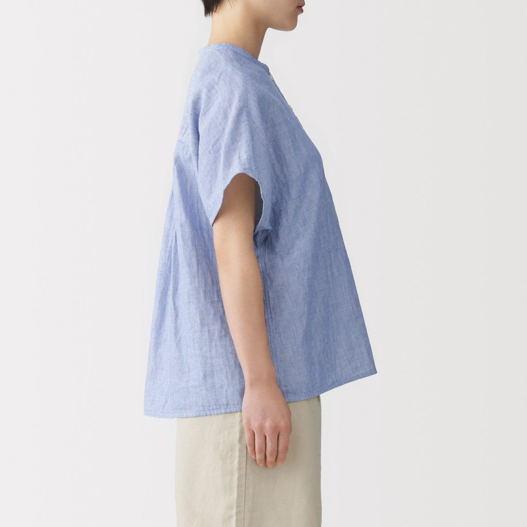 Kapok Blend Double Gauze Blouse