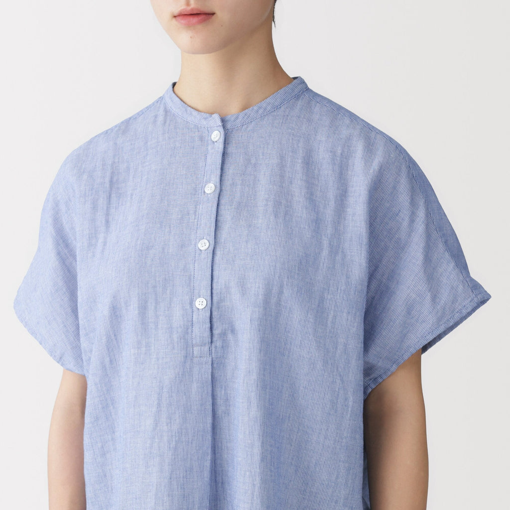 Kapok Blend Double Gauze Blouse