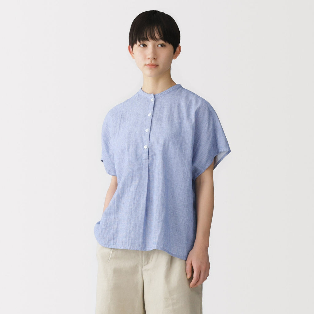 Kapok Blend Double Gauze Blouse