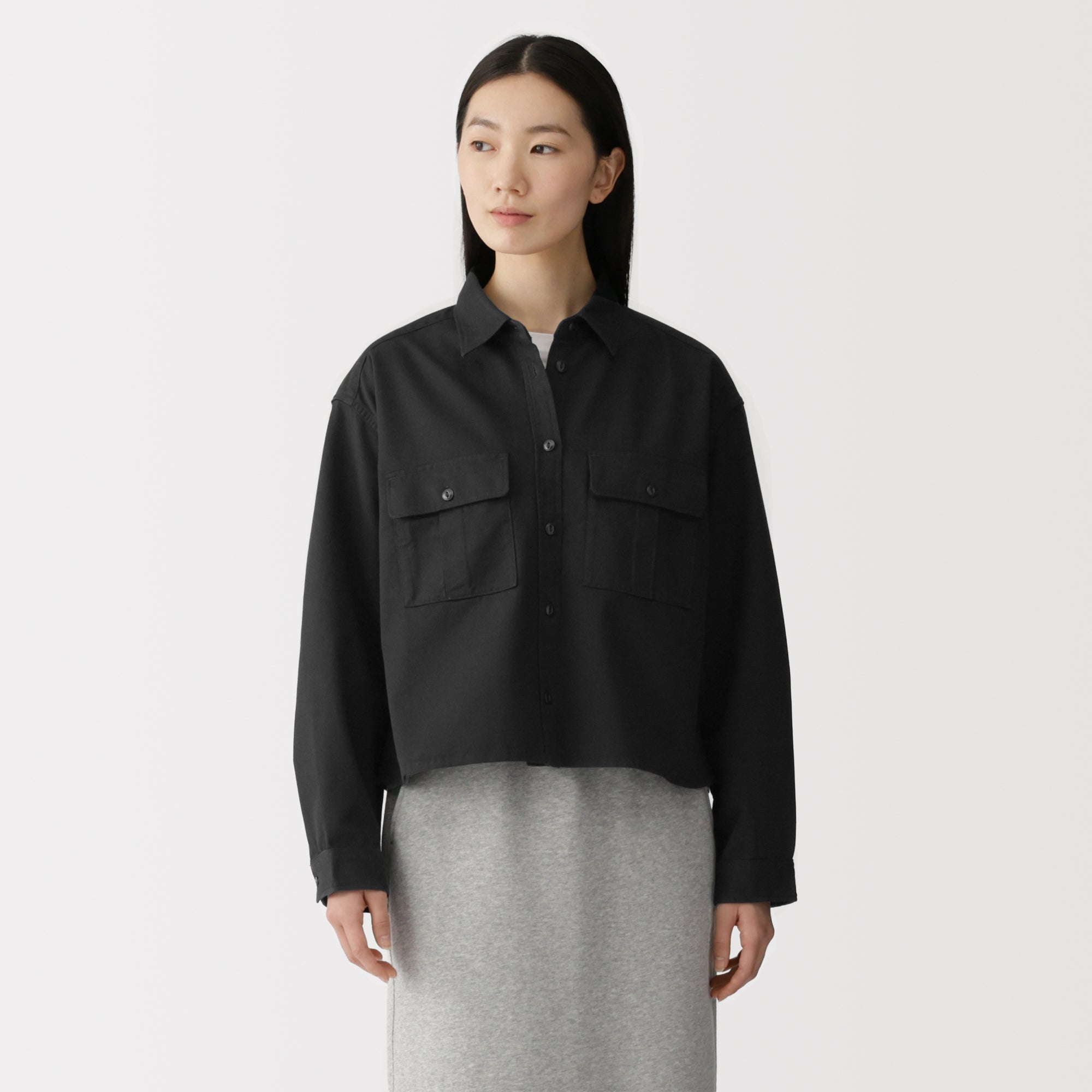 Kapok Blend Twill Shirt