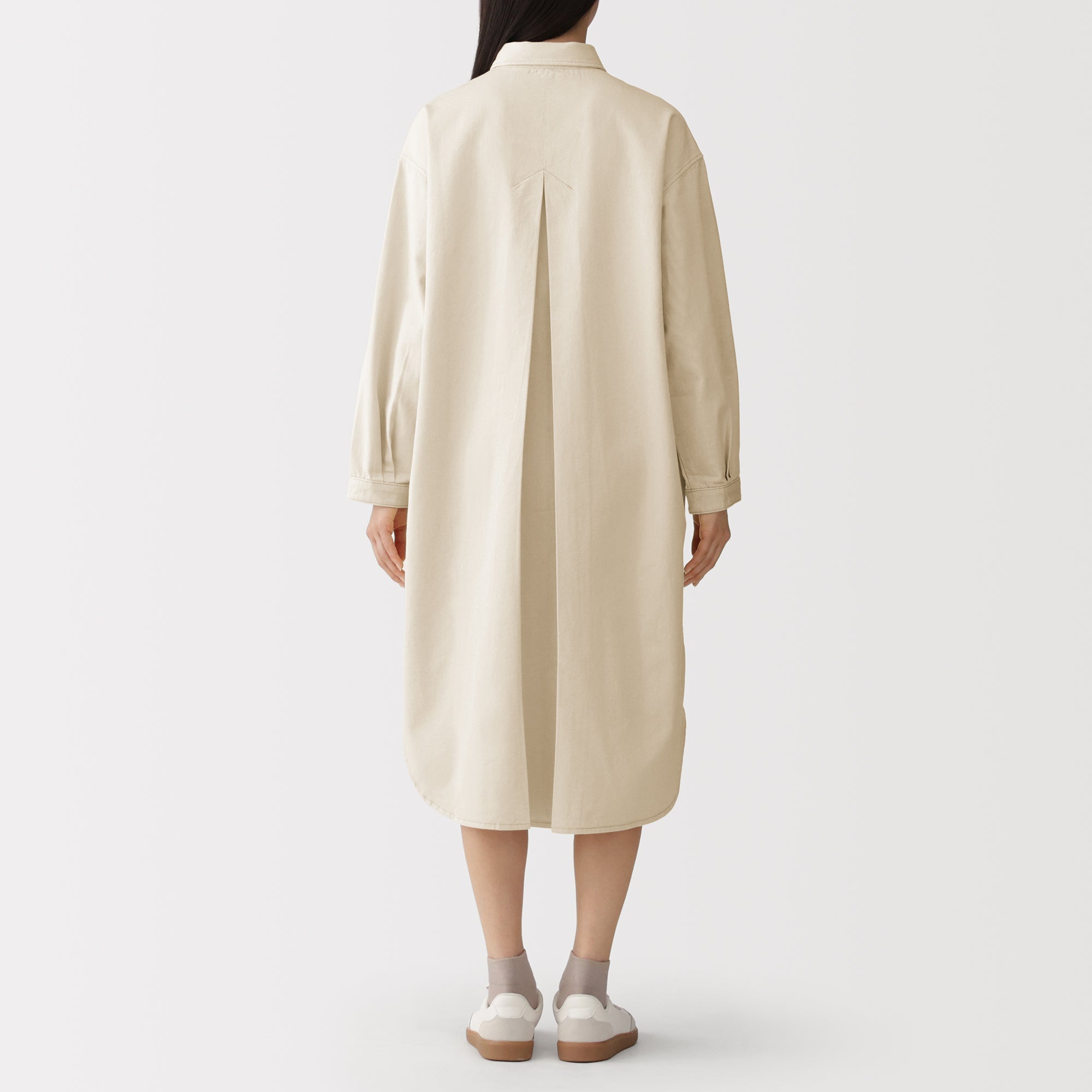 Kapok Blend Twill Dress