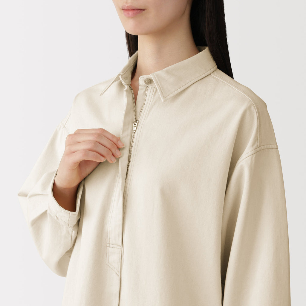 Kapok Blend Twill Dress