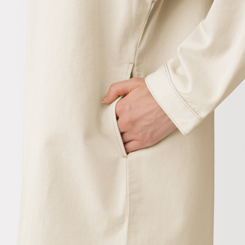 Kapok Blend Twill Dress