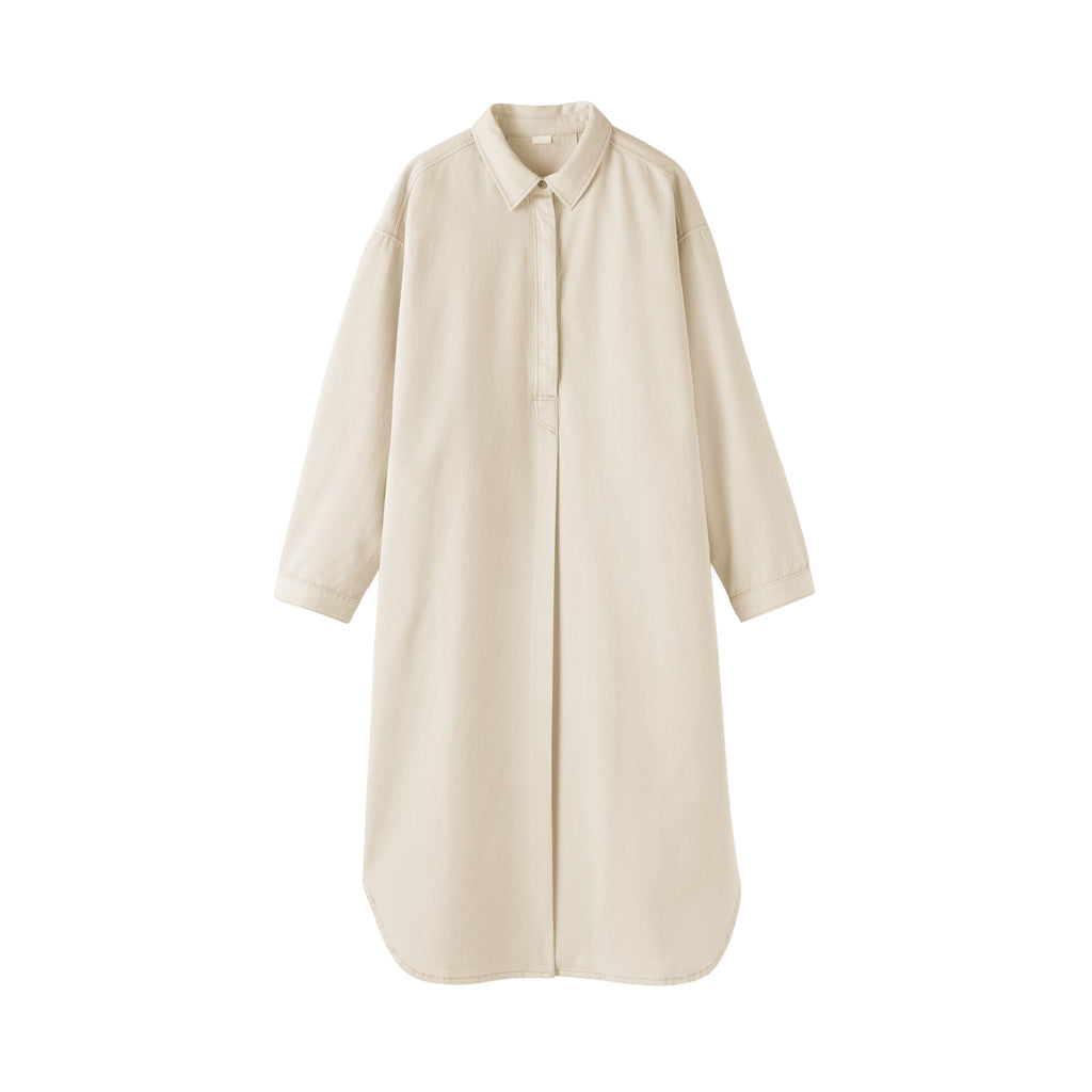 Kapok Blend Twill Dress