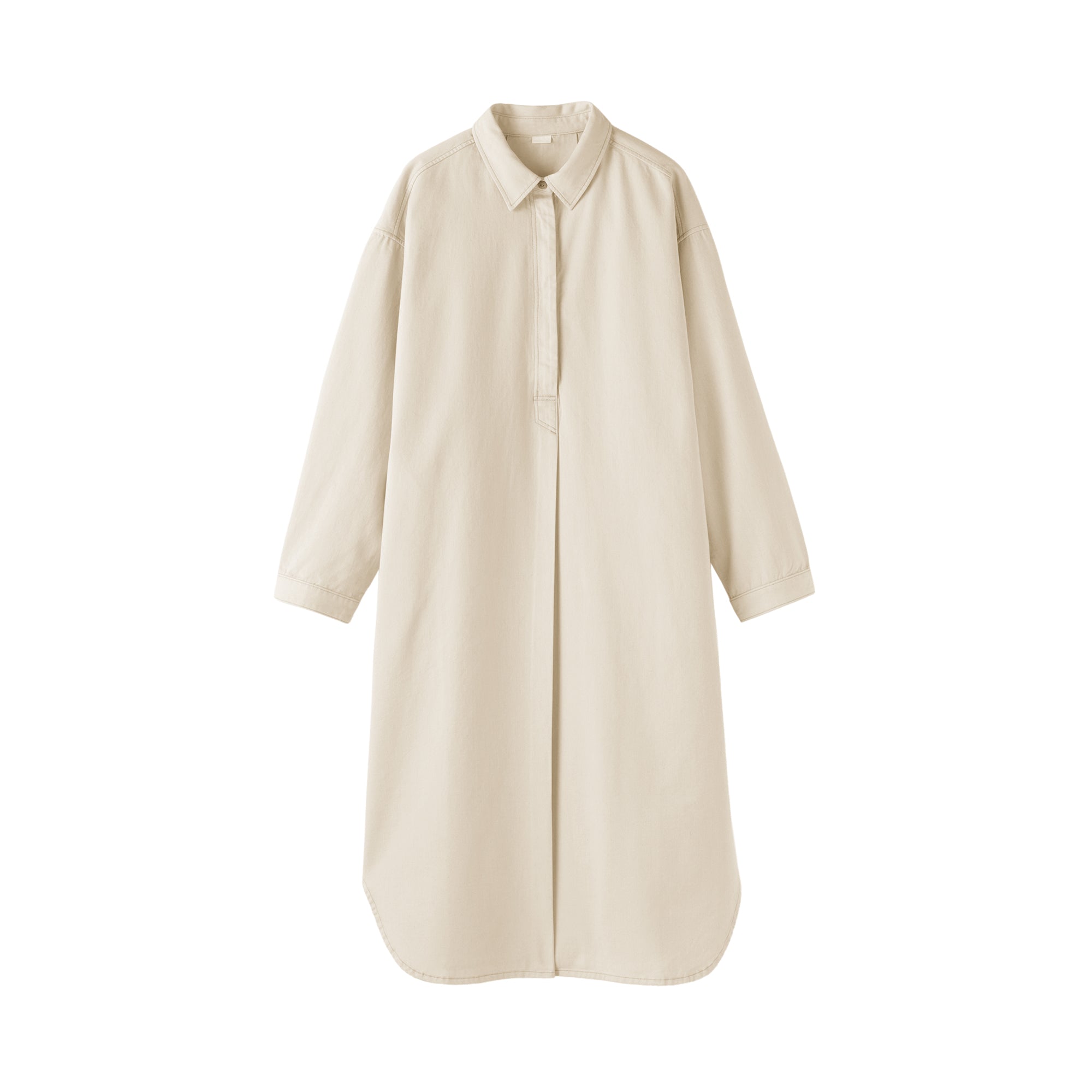 Kapok Blend Twill Dress