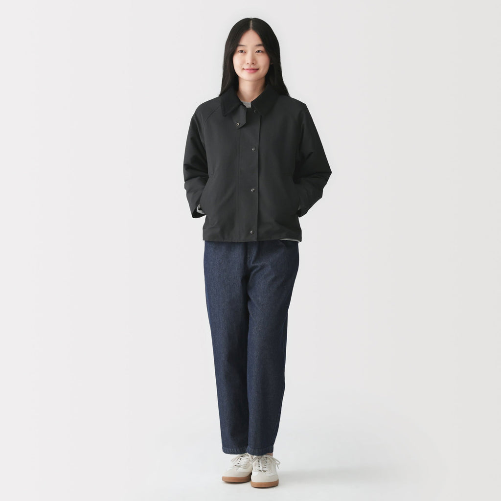 Corduroy Collar Short Blouson