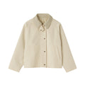 Corduroy Collar Short Blouson