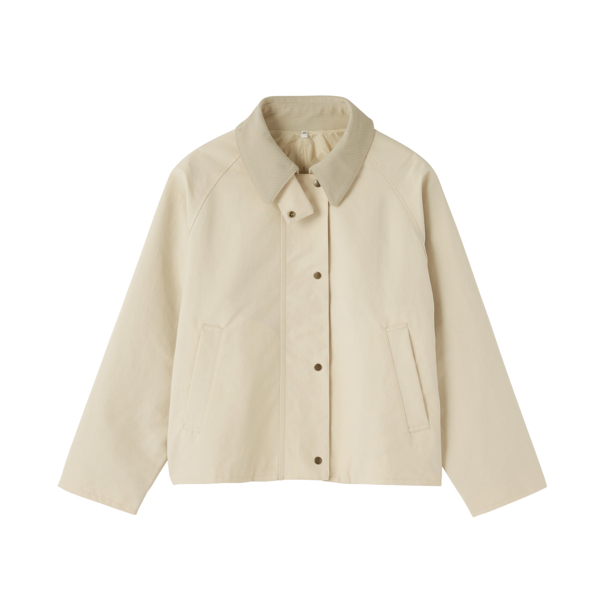 Corduroy Collar Short Blouson