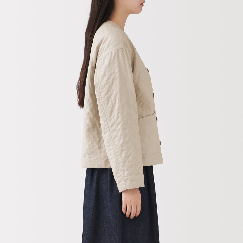 Kapok Blend Quilted Jacket