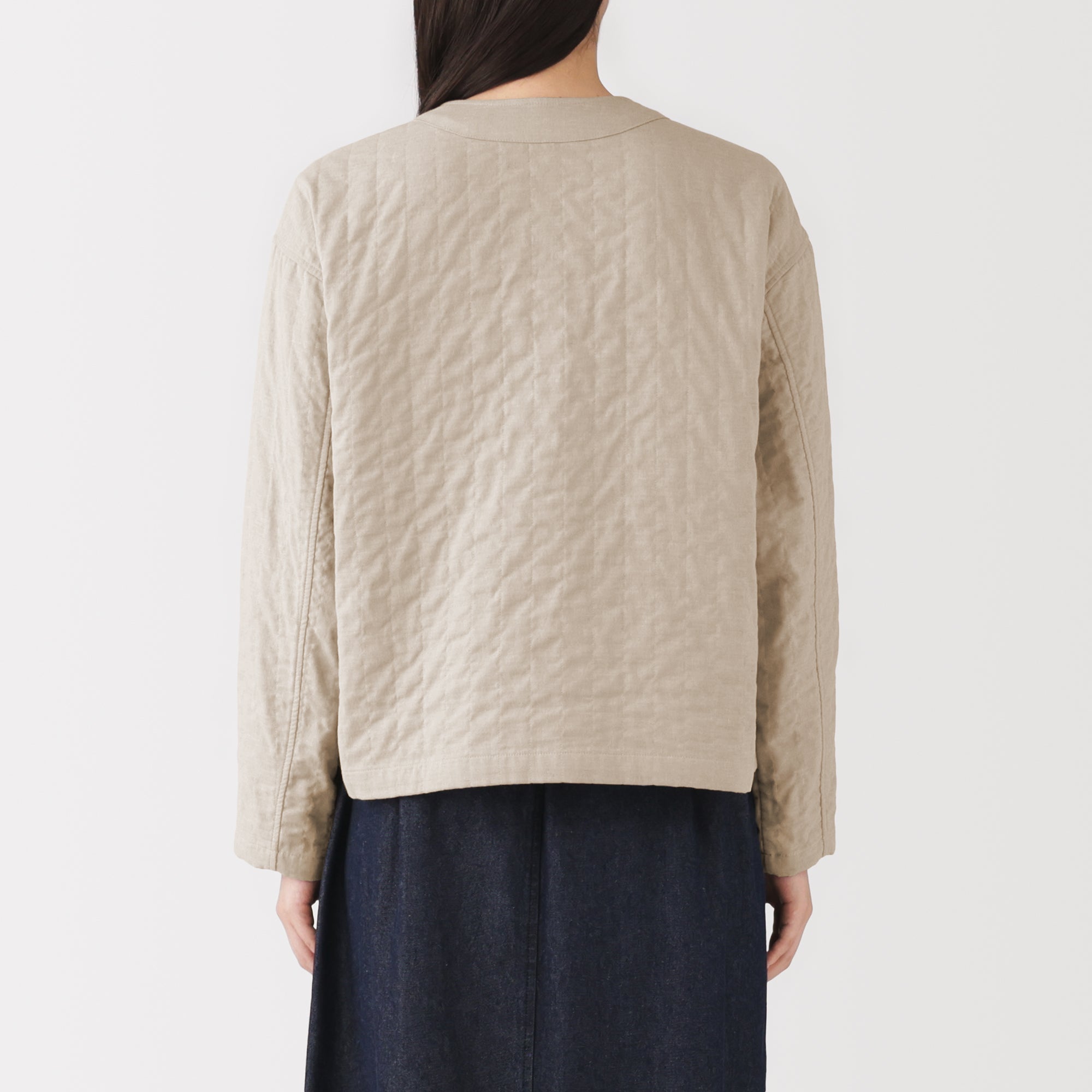 Kapok Blend Quilted Jacket