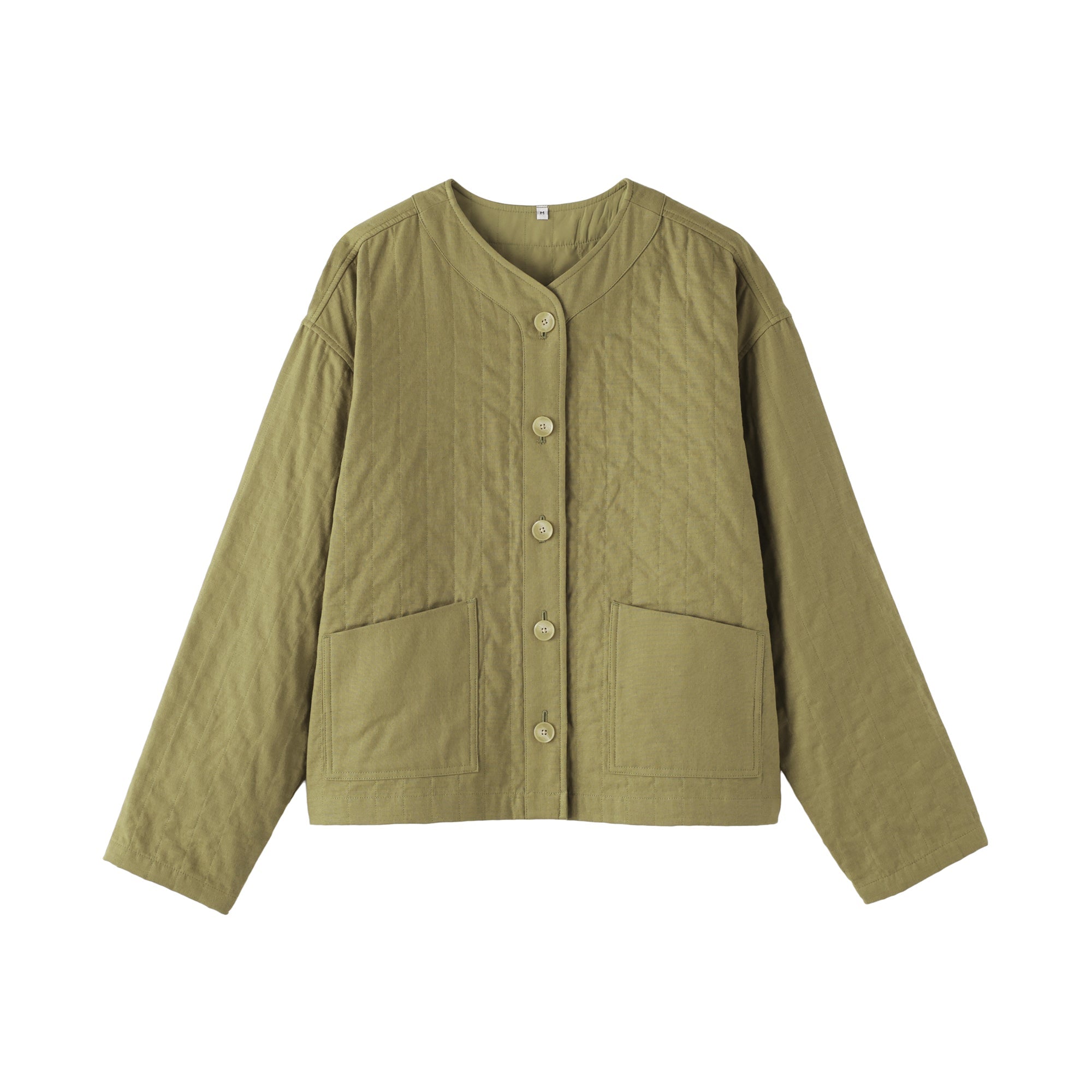 Kapok Blend Quilted Jacket