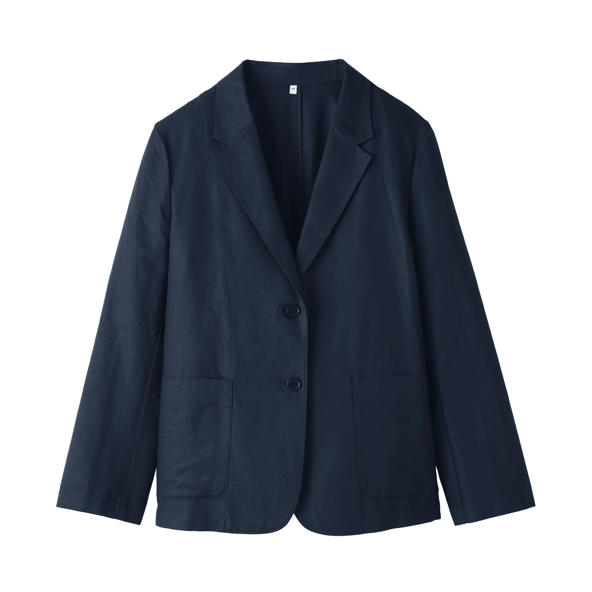 Hemp Blend Twill Tailored Jacket