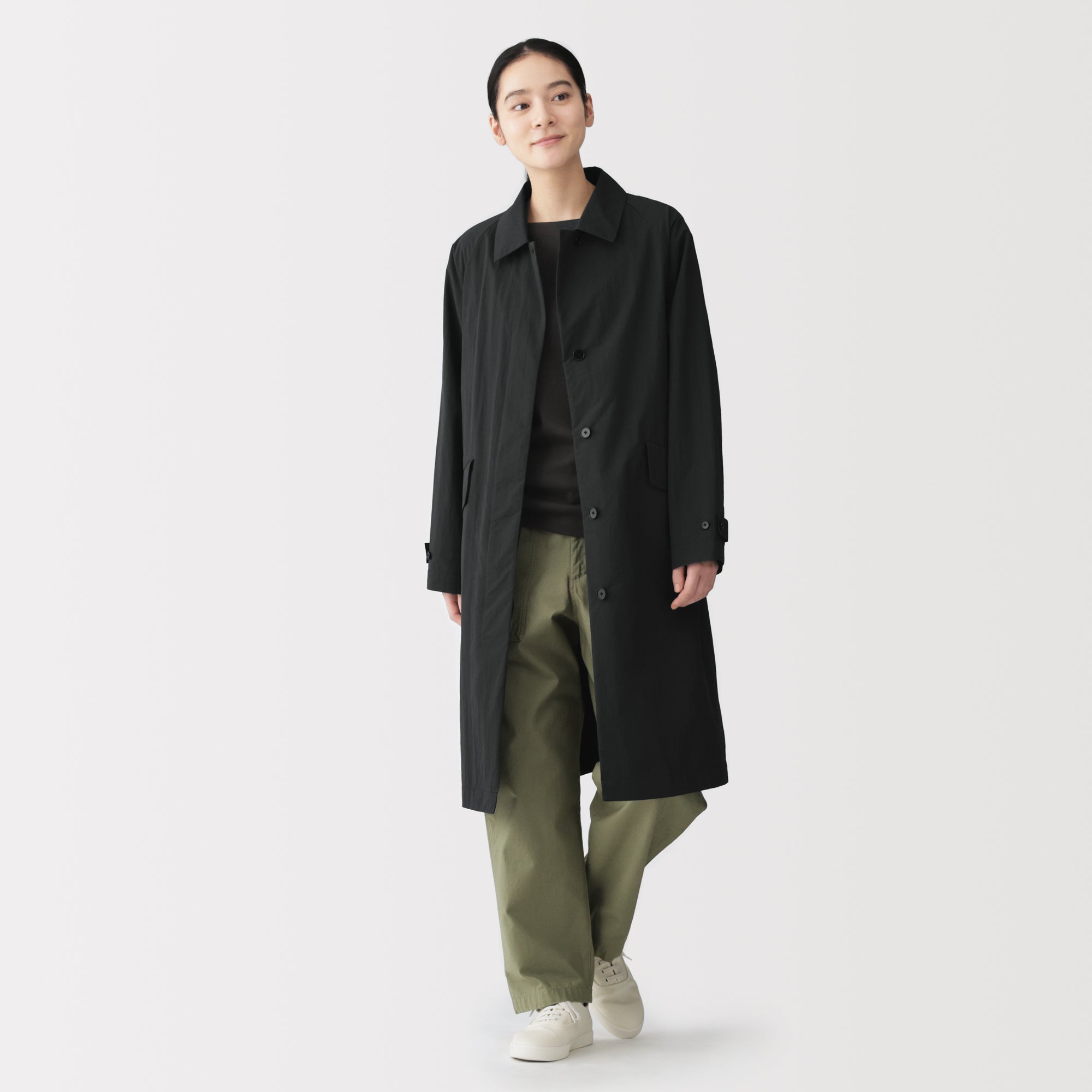 Water Repellent Long Coat