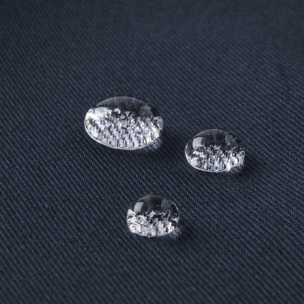 Cotton Twill Stand Fall Collar Coat