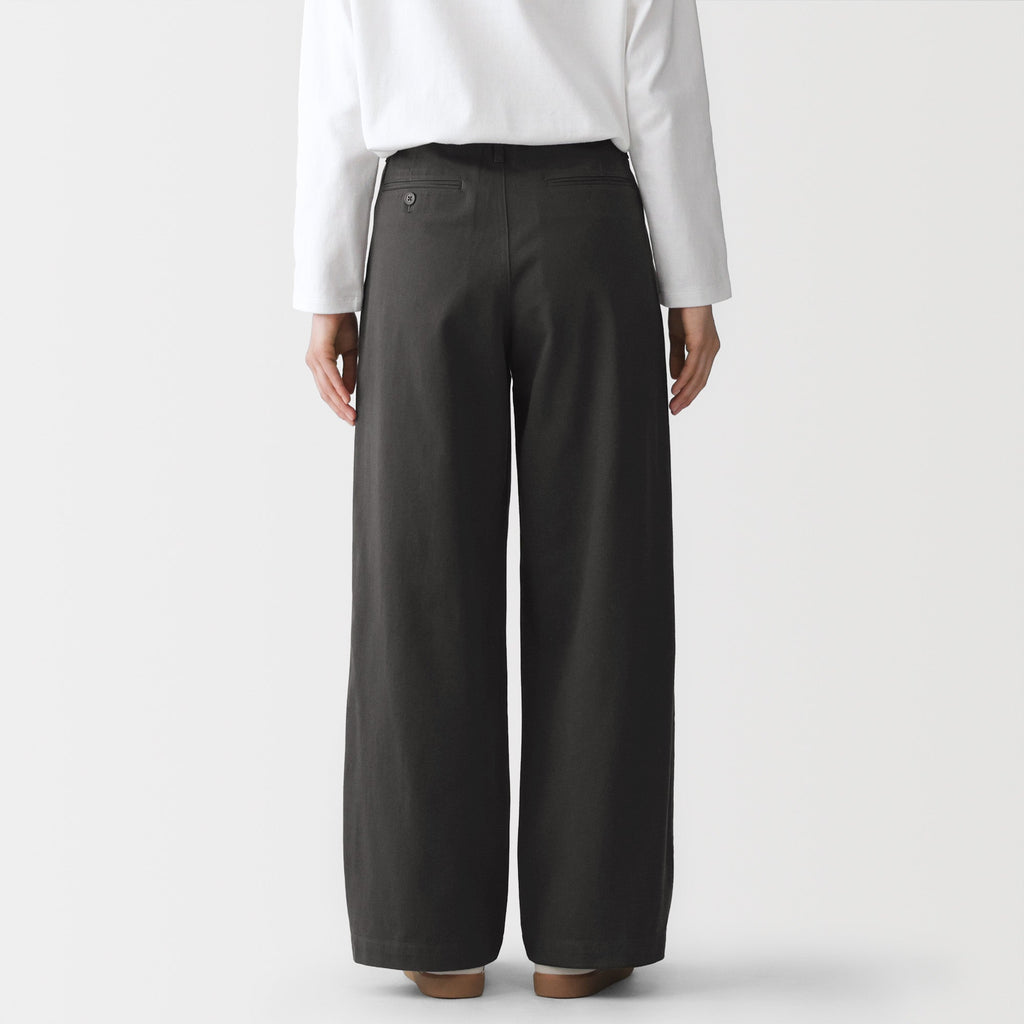 Chino Darted Wide Pants