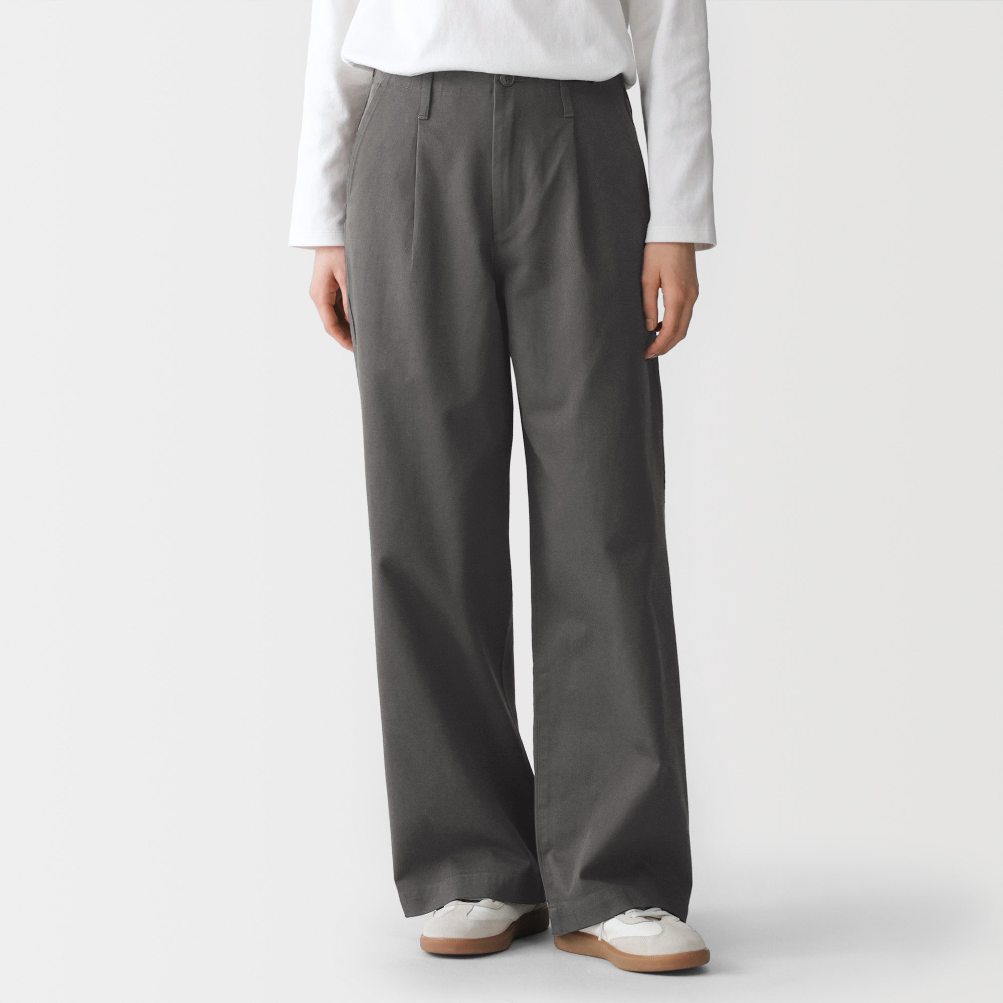 Chino Darted Wide Pants