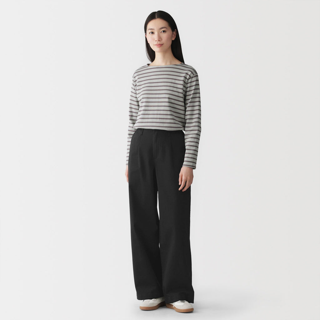 Chino Darted Wide Pants