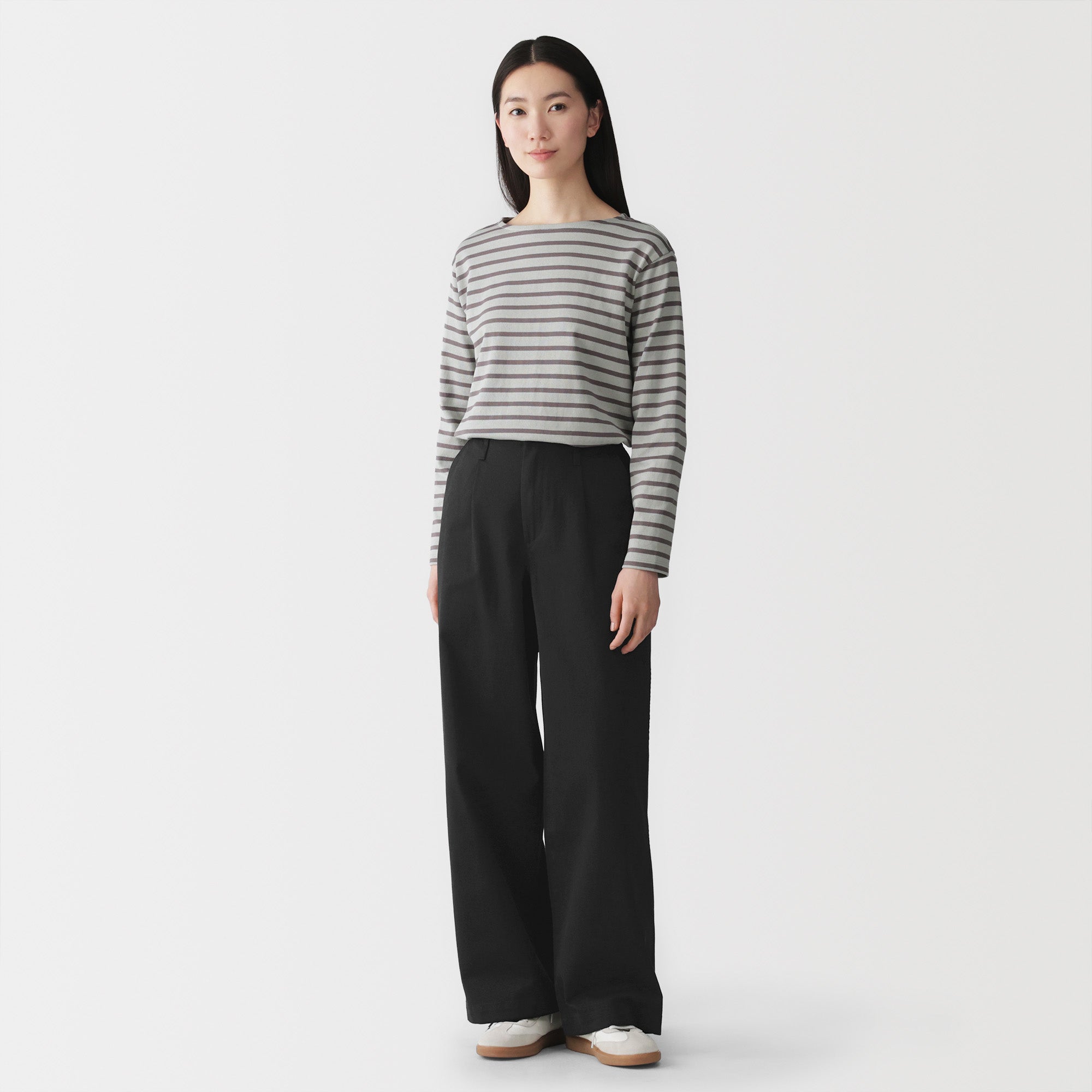 Chino Darted Wide Pants