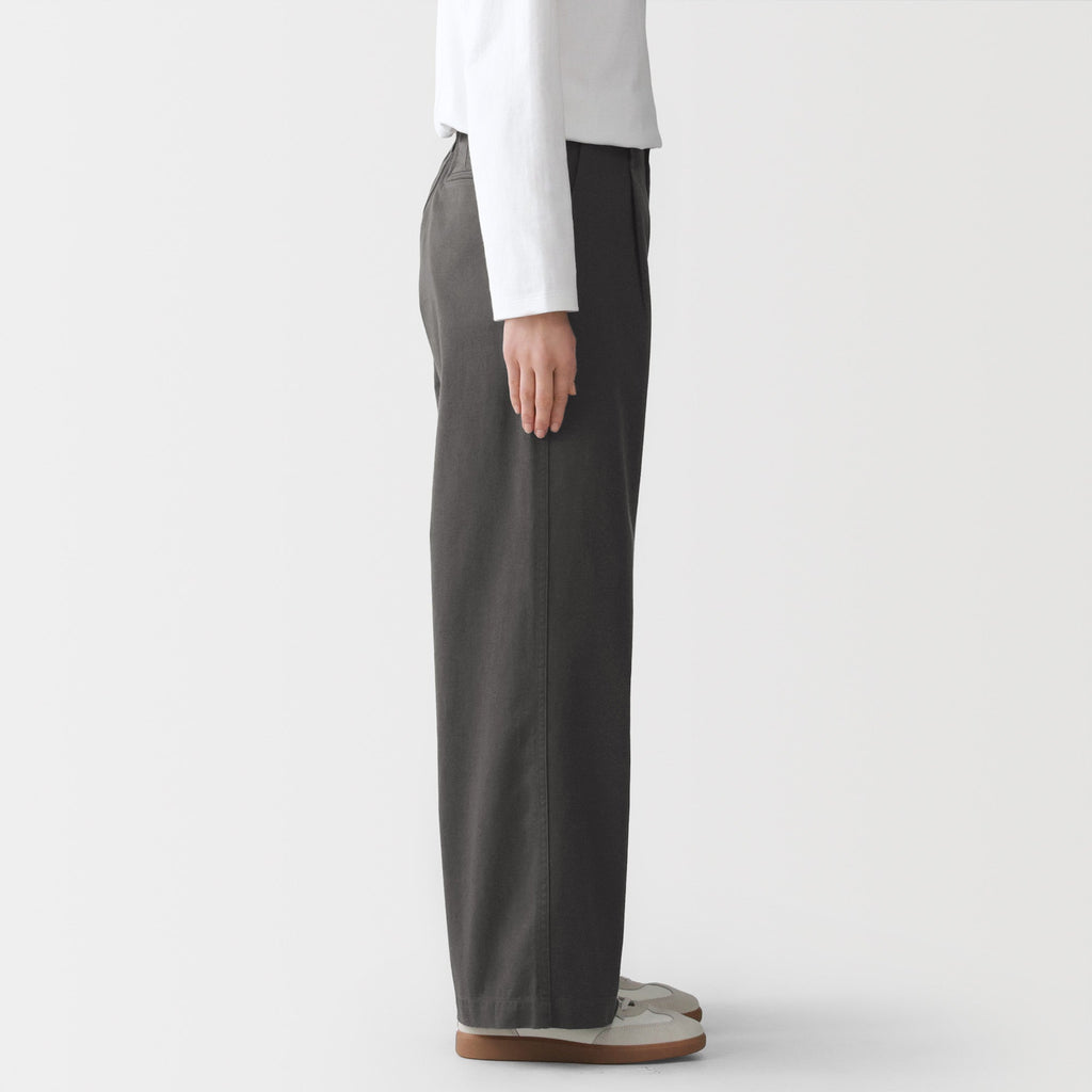 Chino Darted Wide Pants
