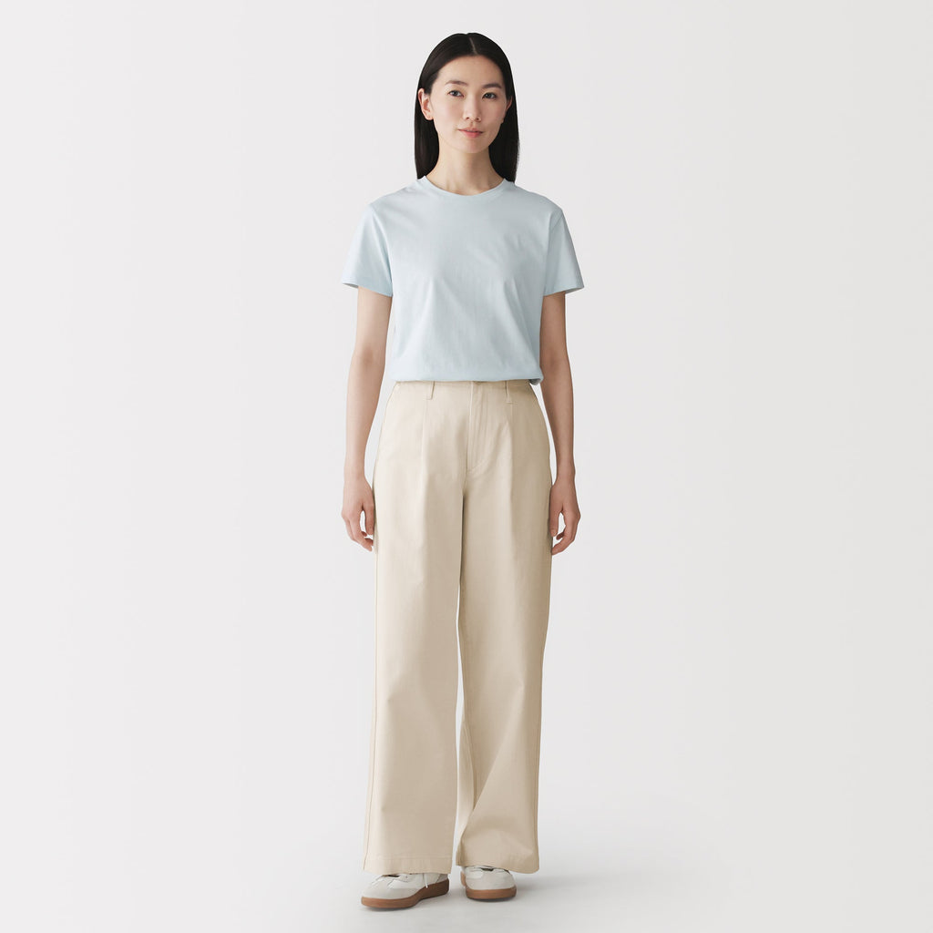 Chino Darted Wide Pants