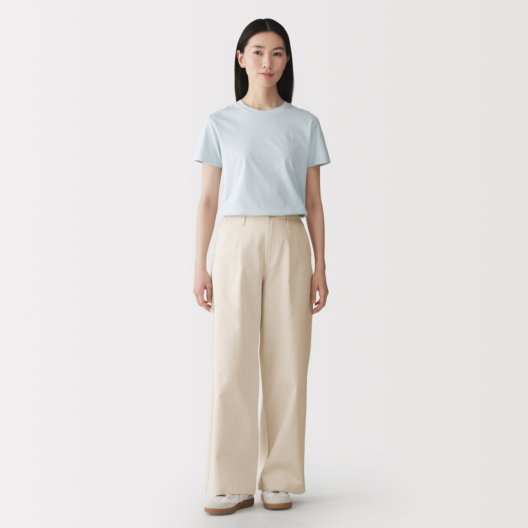 Chino Darted Wide Pants