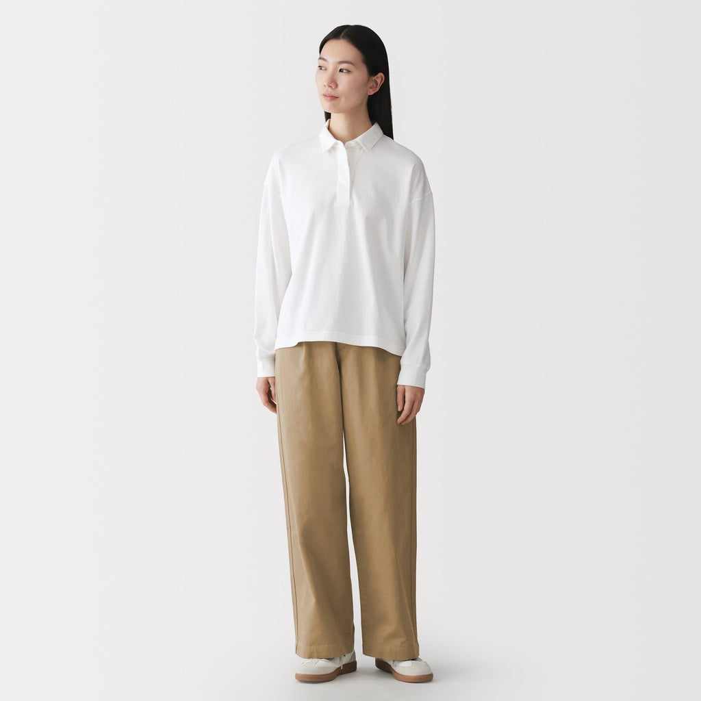 Chino Darted Wide Pants