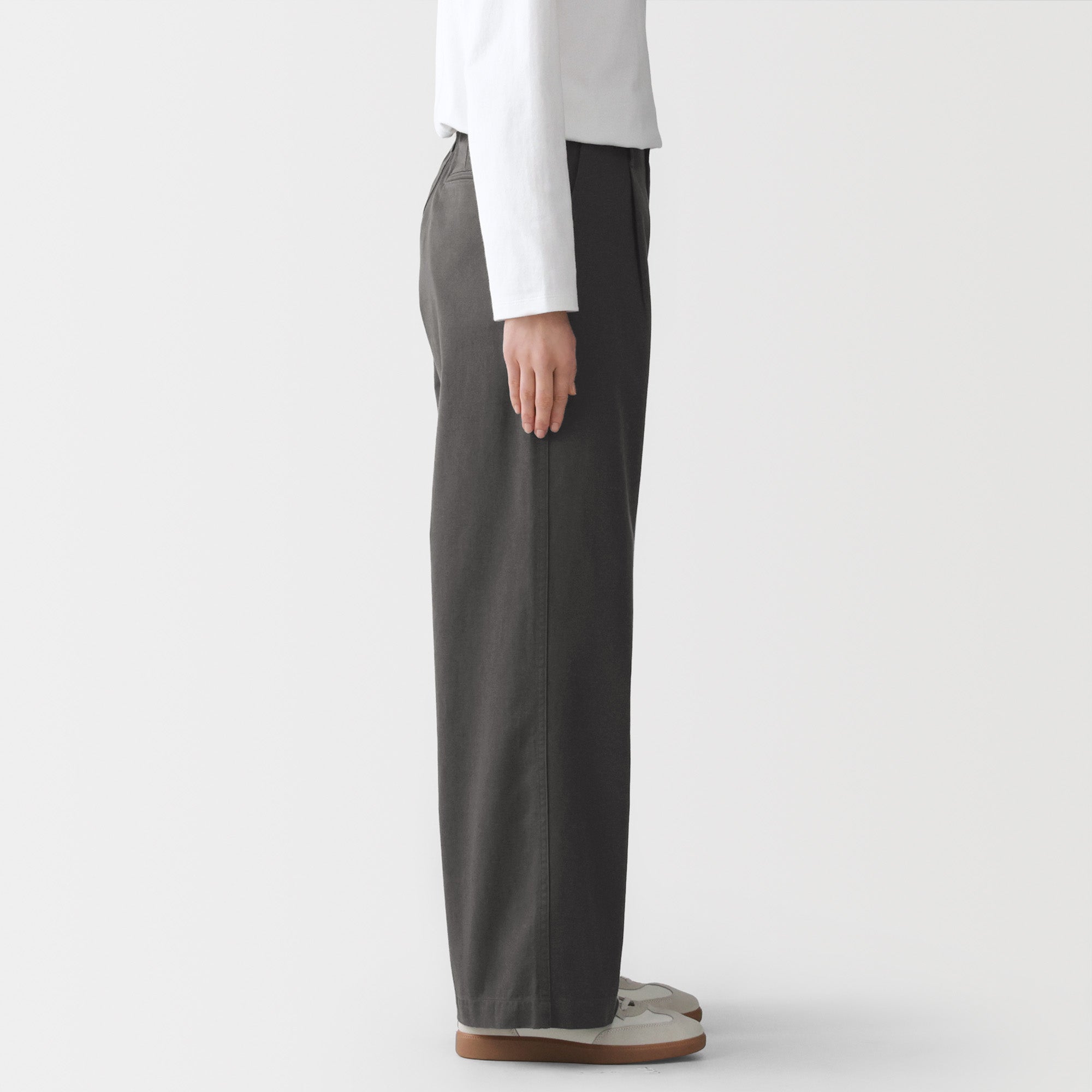 Chino Darted Wide Pants