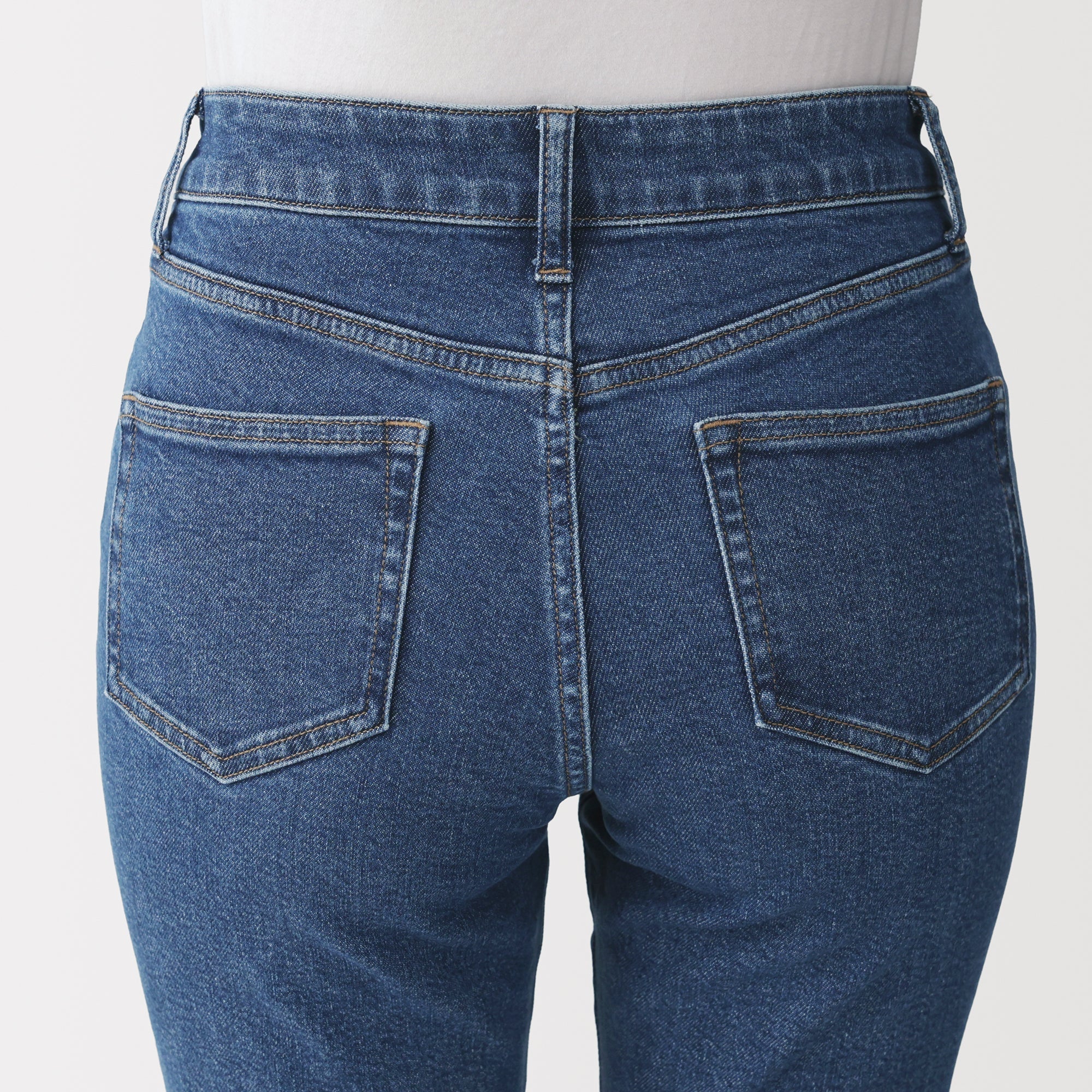 Denim Slim Straight Pants