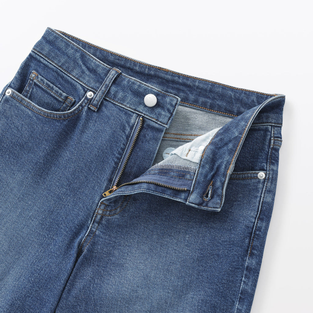 Denim Slim Straight Pants