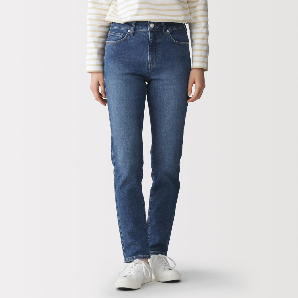 Denim Slim Straight Pants
