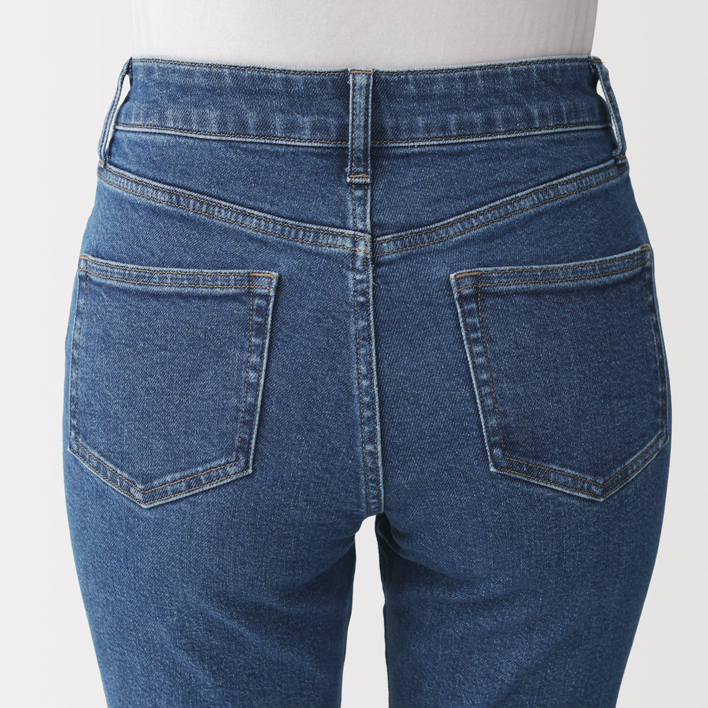 Denim Slim Straight Pants