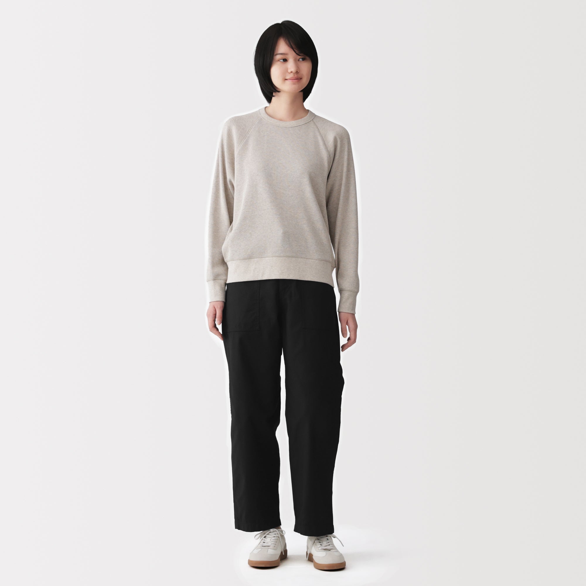 Cotton Satin Baker Pants