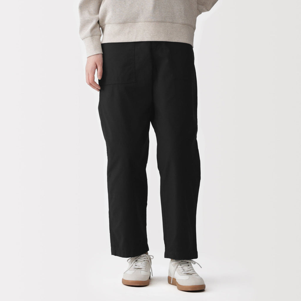 Cotton Satin Baker Pants
