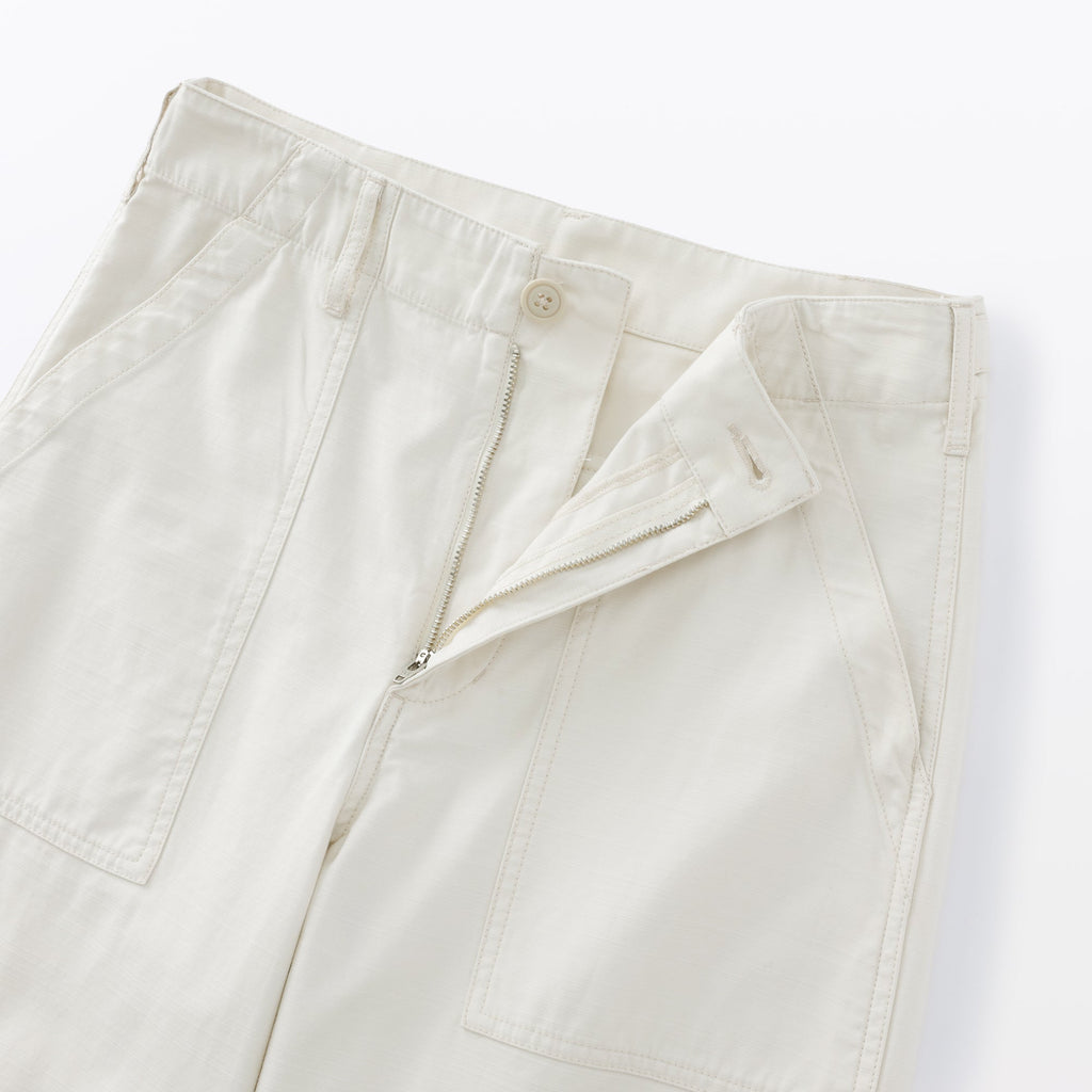 Cotton Satin Baker Pants