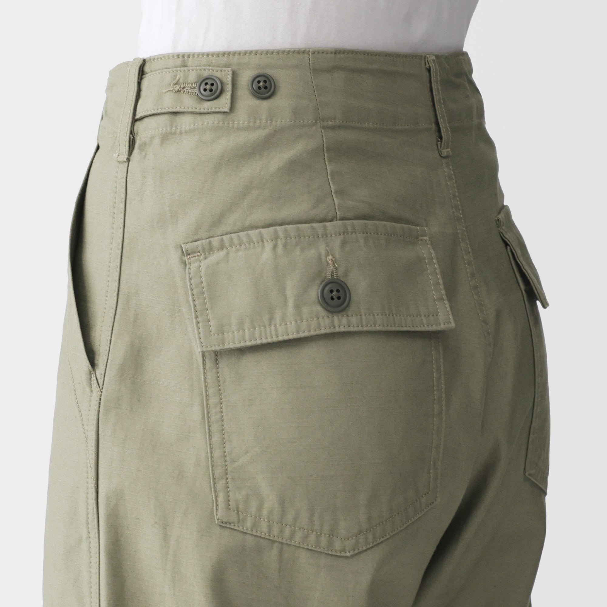 Cotton Satin Baker Pants