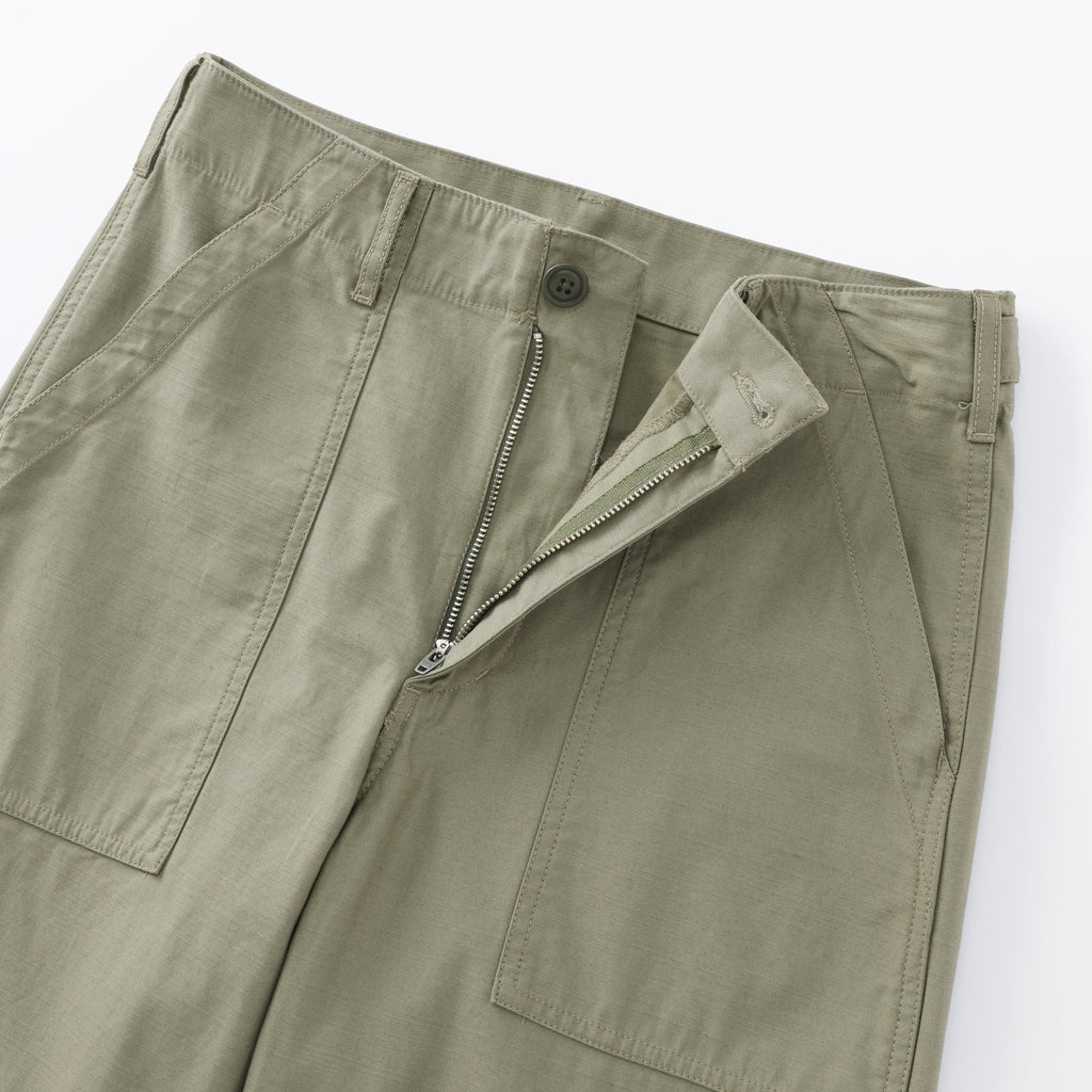 Cotton Satin Baker Pants