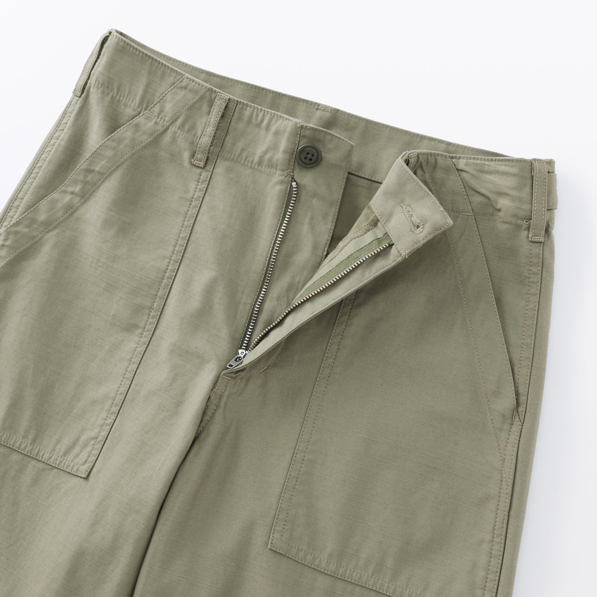 Cotton Satin Baker Pants