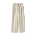 Hemp Blend Twill Straight Pants