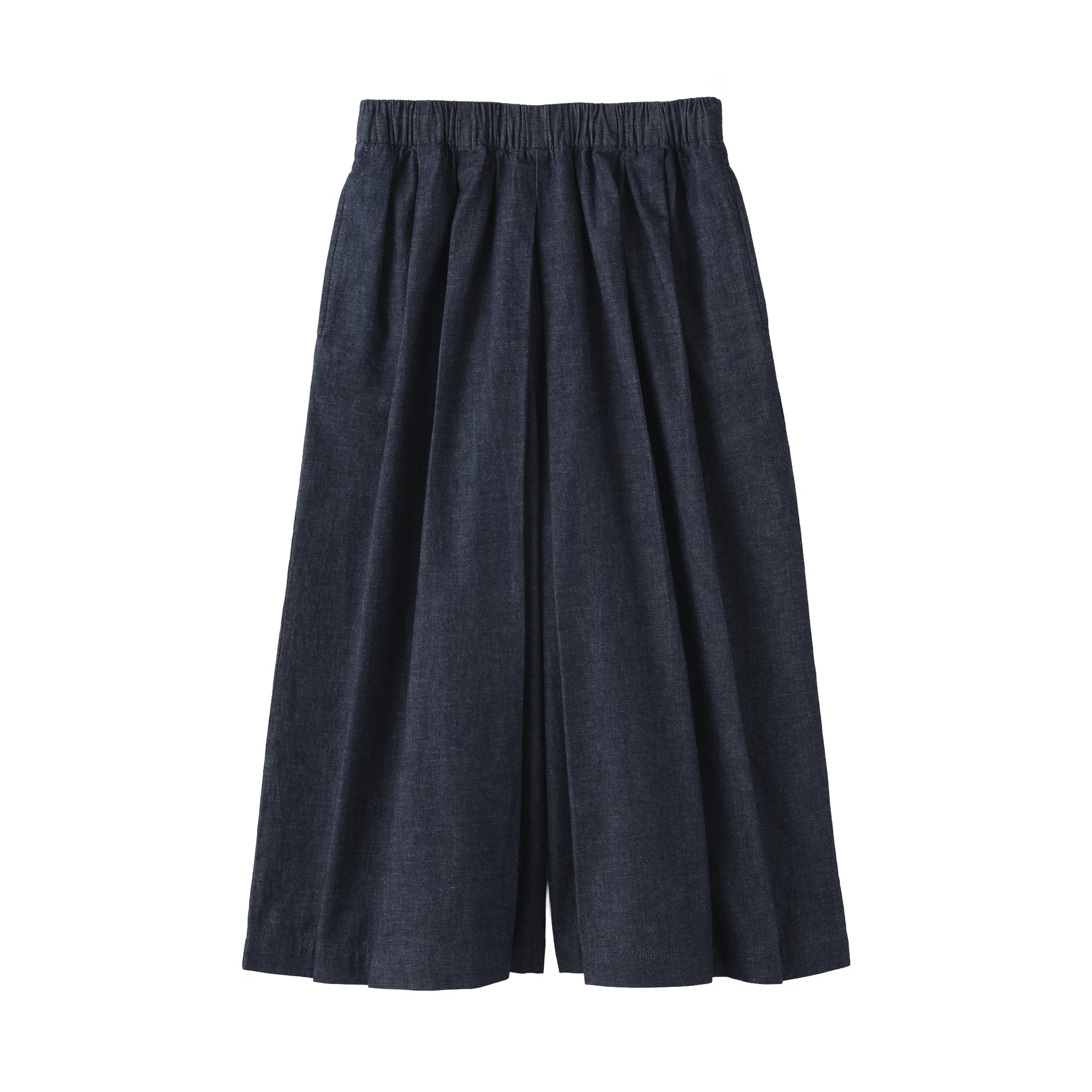 Kapok Blend Denim Skirt Pants