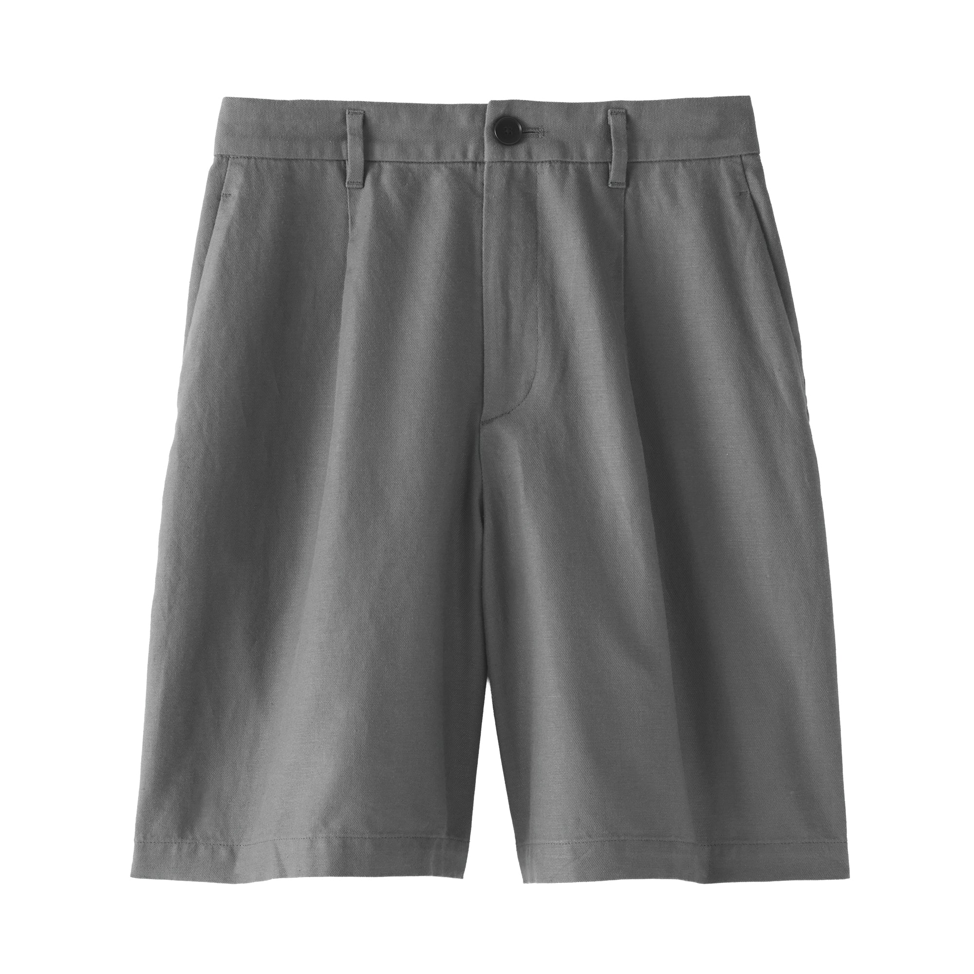 Hemp Blend Twill Shorts
