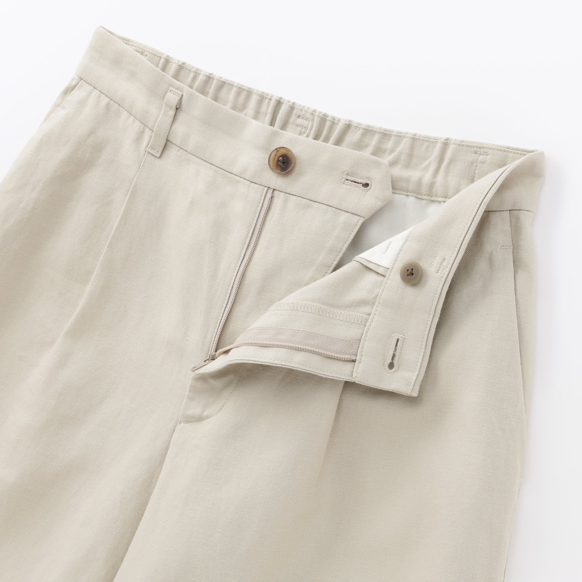 Hemp Blend Twill Shorts