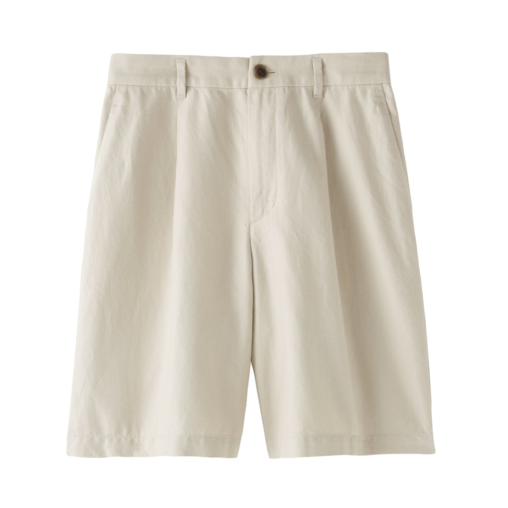 Hemp Blend Twill Shorts