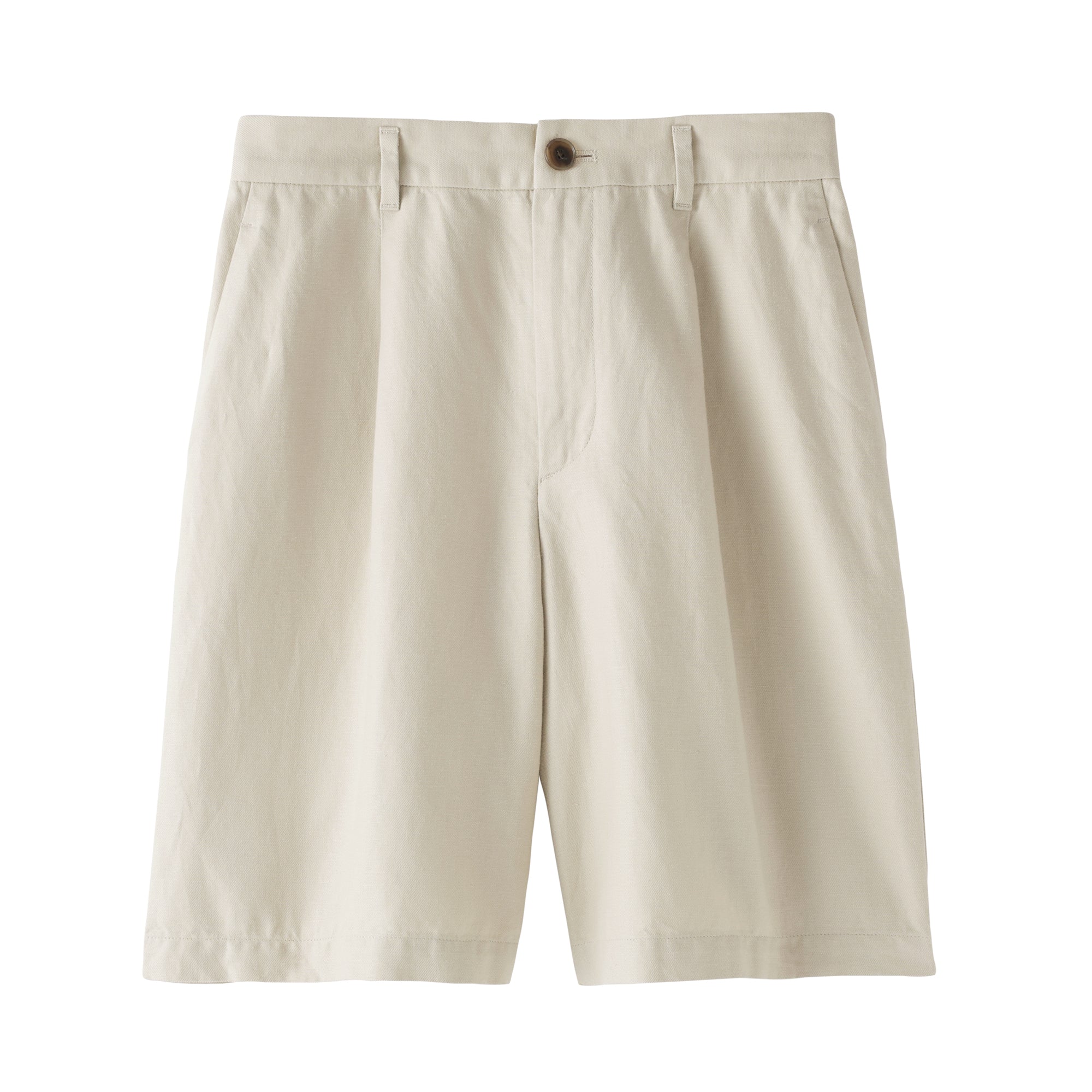 Hemp Blend Twill Shorts