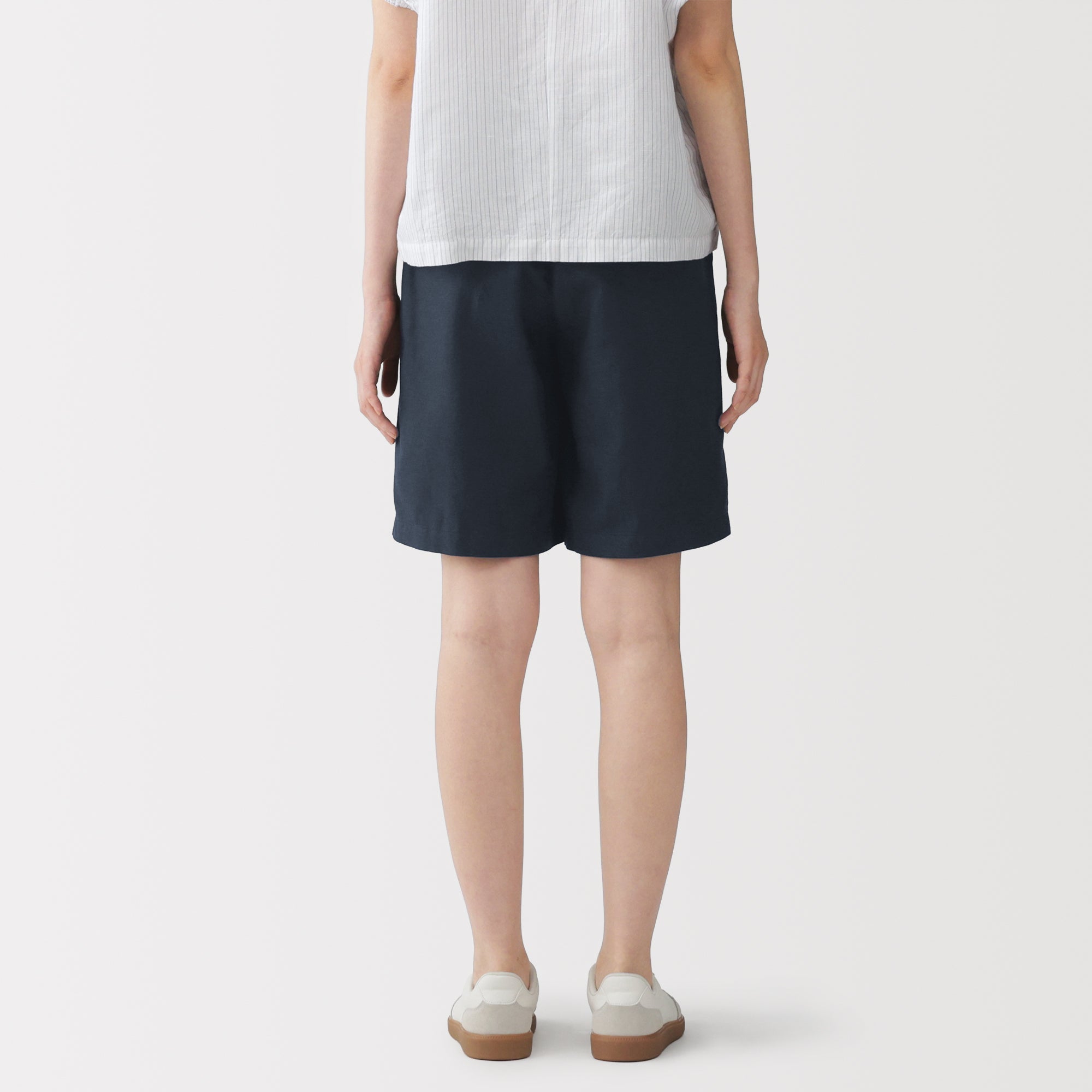 Hemp Blend Twill Shorts