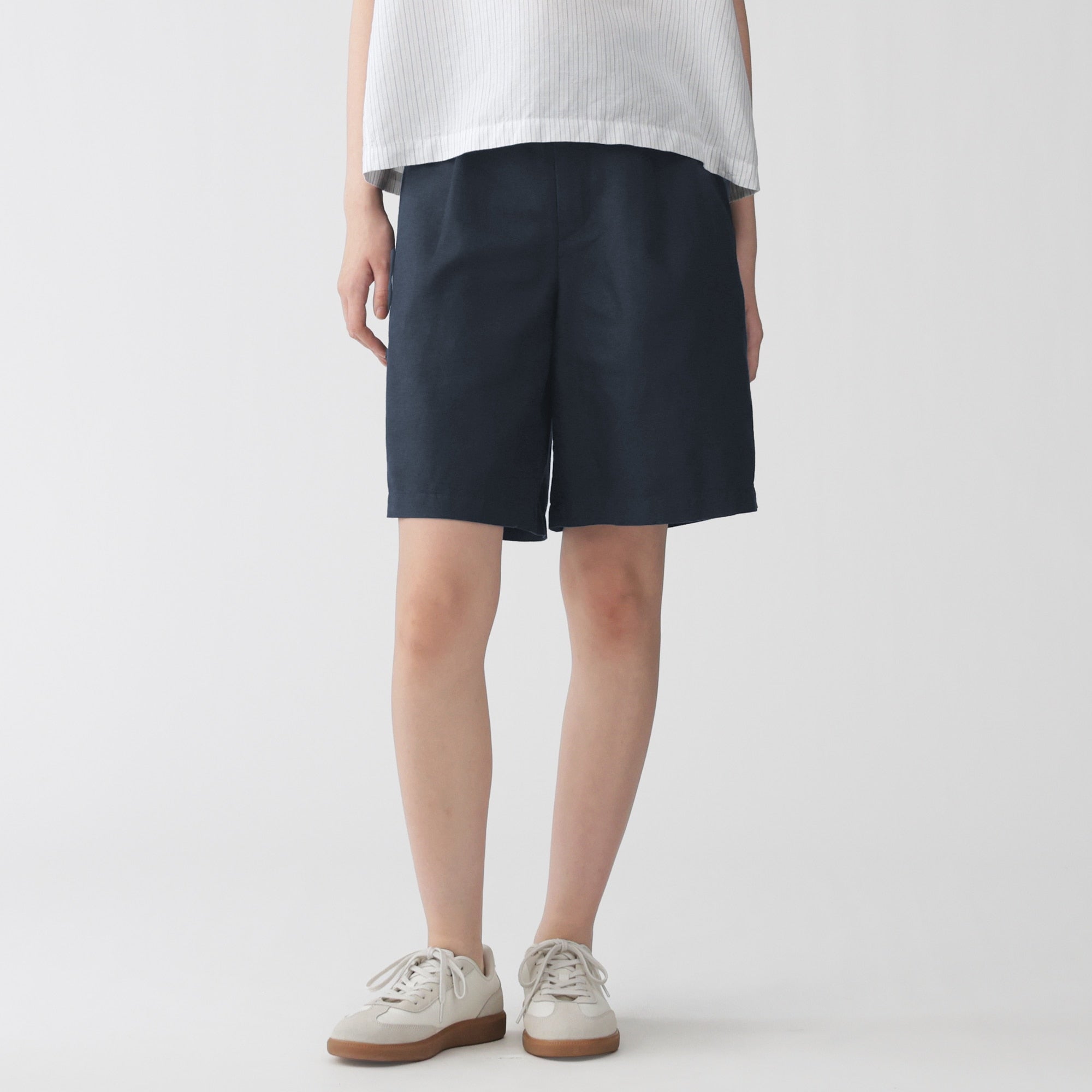Hemp Blend Twill Shorts
