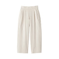 Cotton Twill Wide Tapered Pants