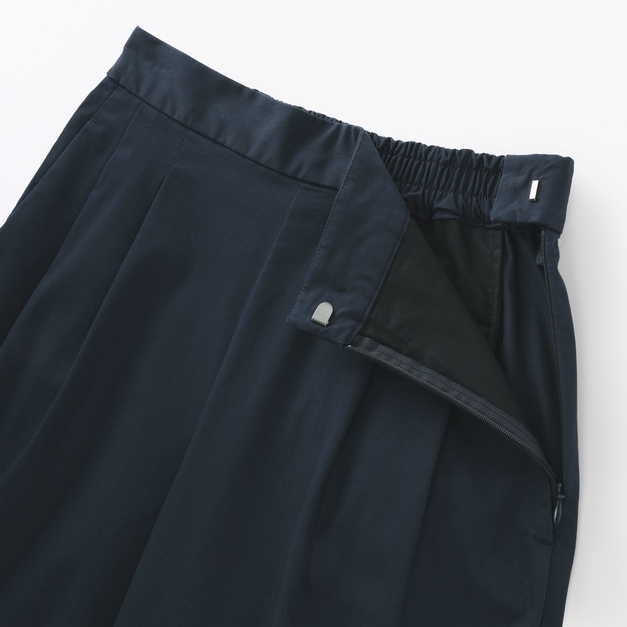 Cotton Twill Wide Tapered Pants