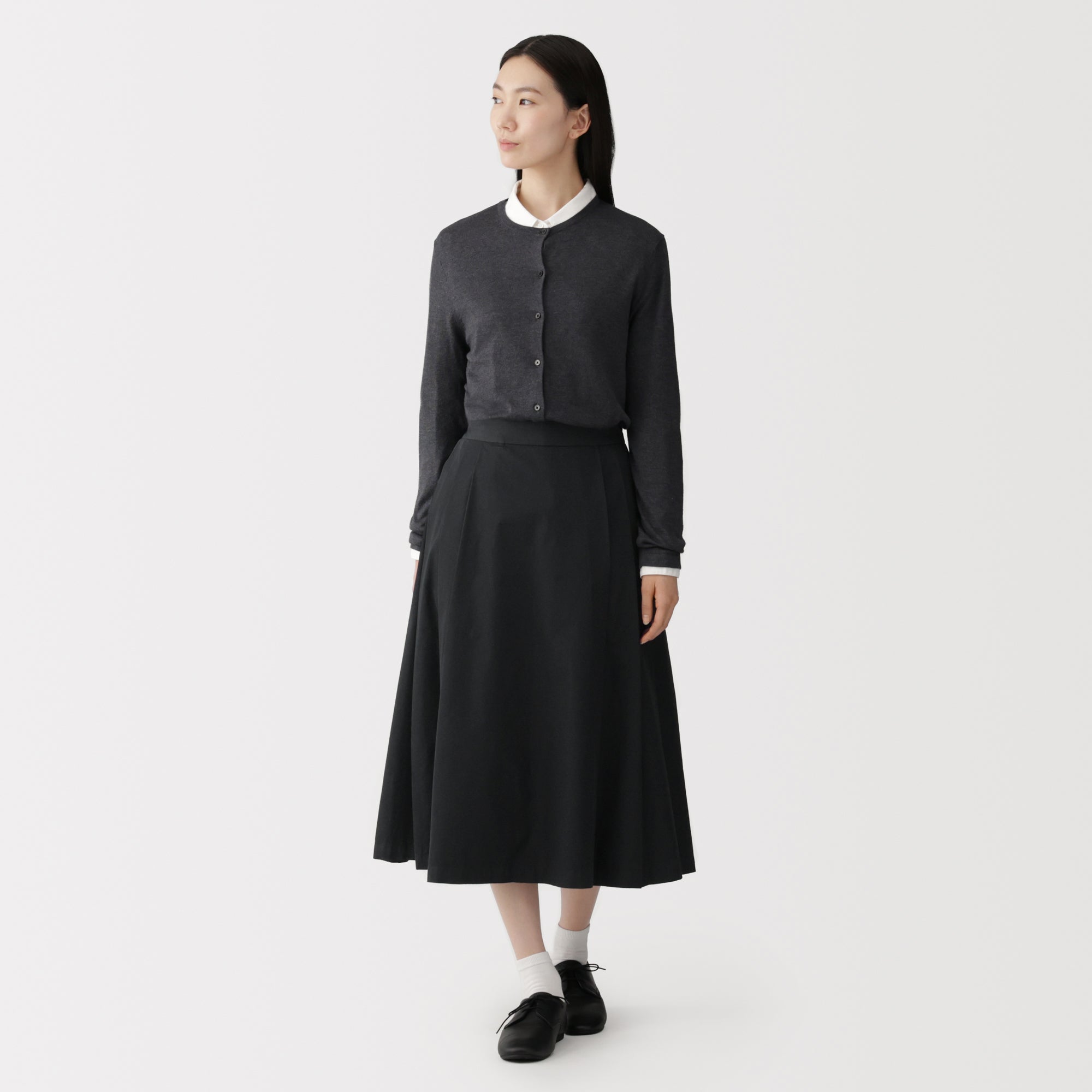 Twill Darted Skirt
