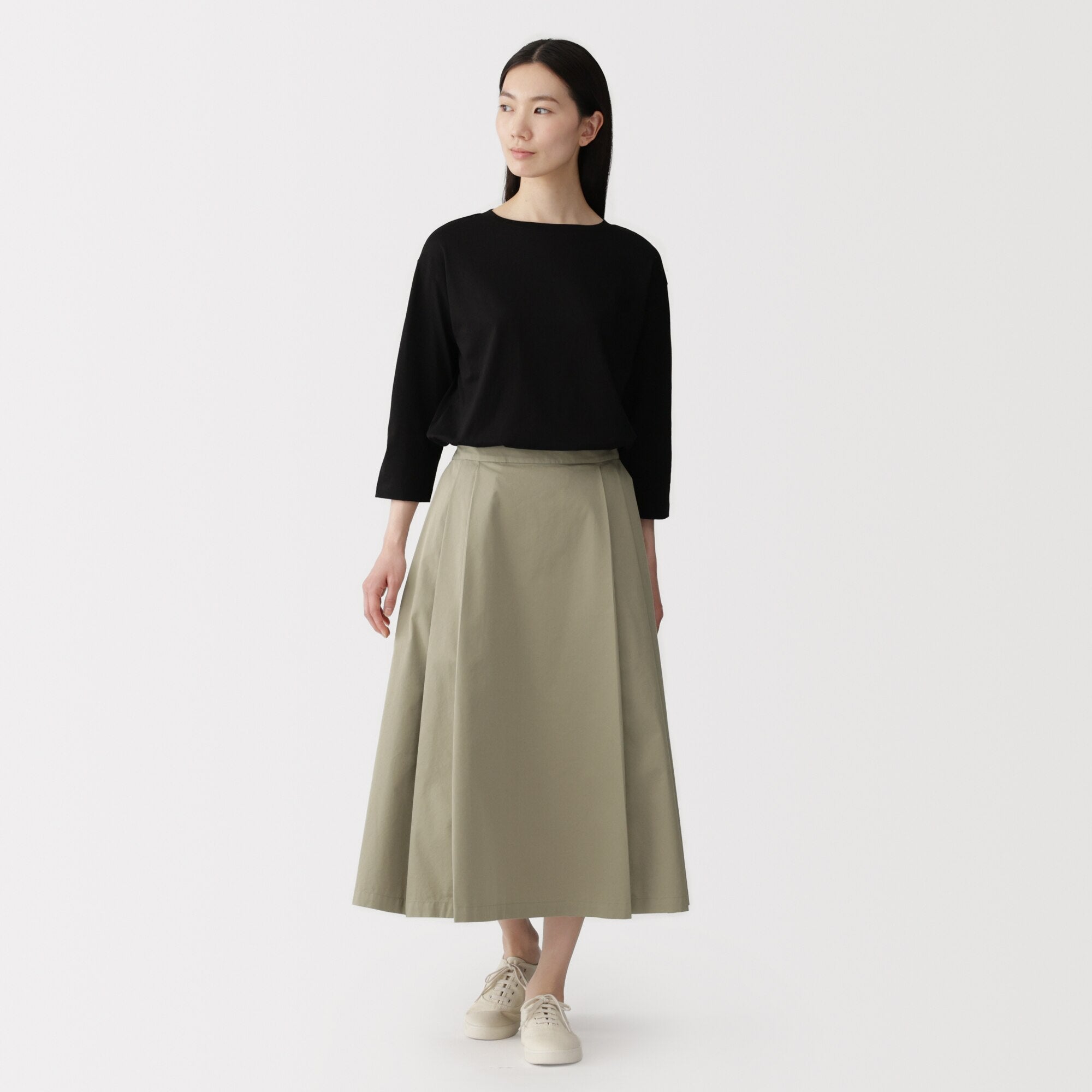 Twill Darted Skirt